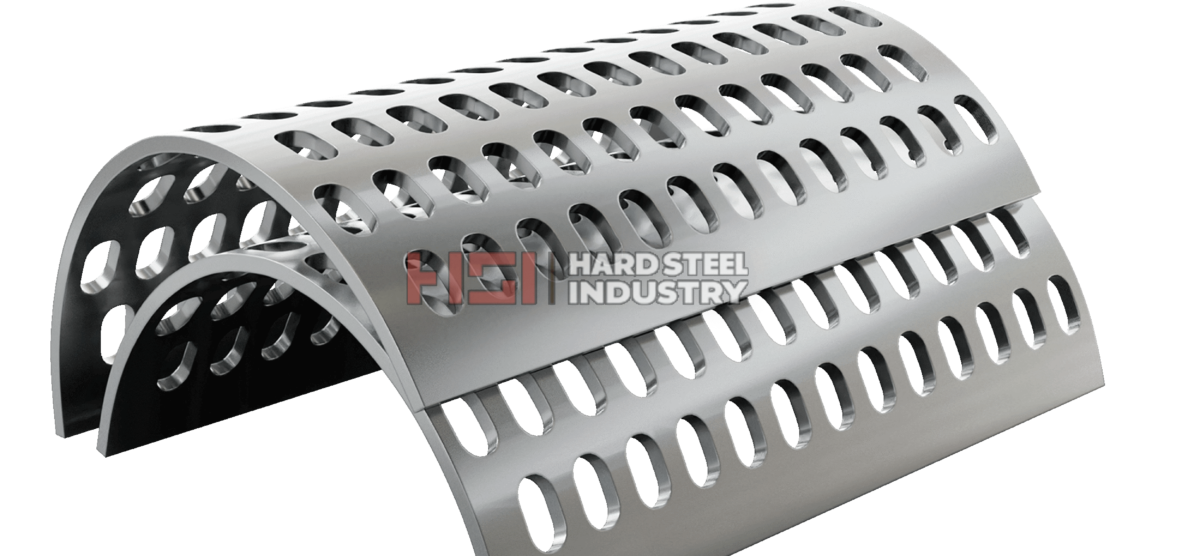 Screen crusher for the forest industry Sieve of the chopping machine