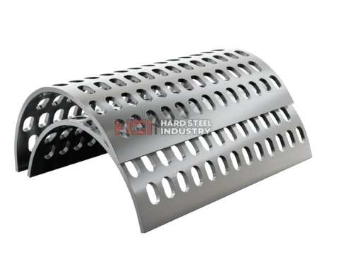 Screen crusher for the forest industry Sieve of the chopping machine