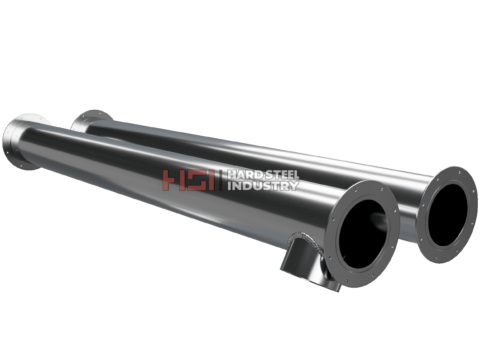 Screw conveyor pipe