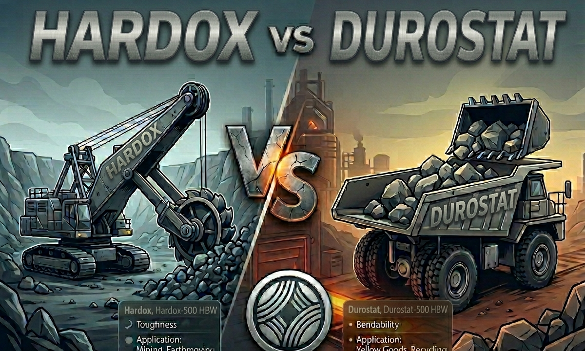 Hardox vs Durostat: порівняння характеристик, зварюваності та ресурсу